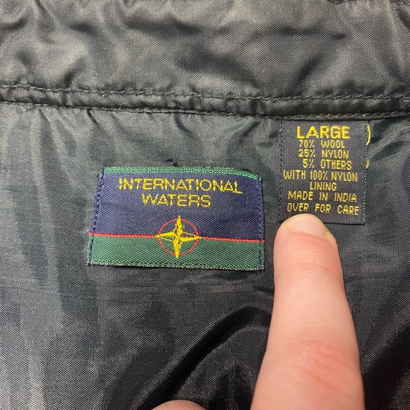 International Waters Button Up Shirt/Jacket - large - Picture 2 of 2